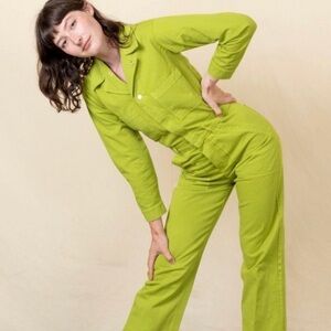 Big Bud Press Everyday Jumpsuit in Gross Green